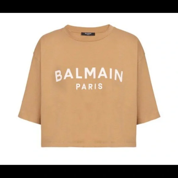 Balmain woman’s logo crop top - Picture 2 of 4